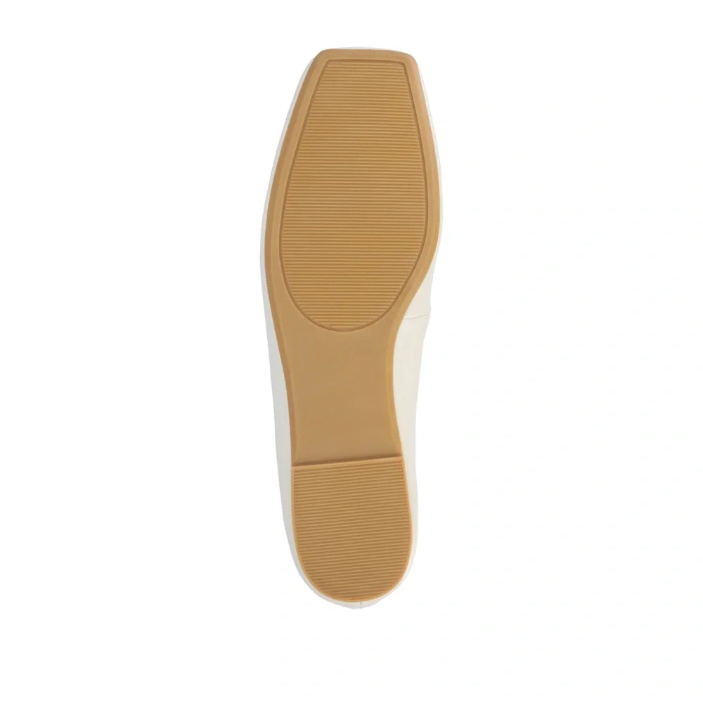 NWOT JOURNEE Collection Sz 7.5 Cream Women's BALLET Flats Make Fair Offer - Picture 8 of 8